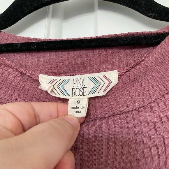 🎉5/$30 - Blush long sleeve t-shirt dress - Picture 2 of 4